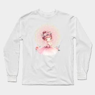 Coquette Princess Ballerina Long Sleeve T-Shirt